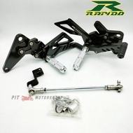 Racing Footrest RS150 / Single Footrest V4 Rapido Honda RS150R Winner Tapak Kaki Pijak Accessories M
