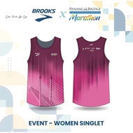 Jersey brooks penang bridge international marathon singlet women 2023