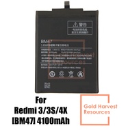 GHR Compatible For Xiaomi Redmi 3 3S 4X BM47 Battery 4100mAh