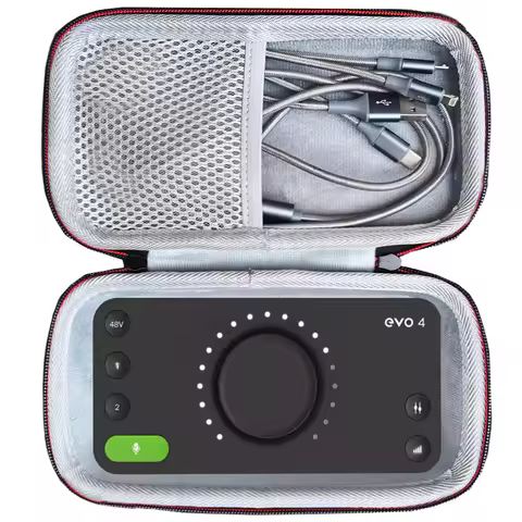 Newest EVA Hard Travel Storage Bag Carrying Cover Case for Audient EVO4 EVO 4 Audio Interface Sound