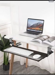 免打孔鍵盤架 Clamp-on Keyboard and Mouse Tray
