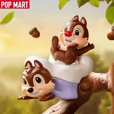 POP MART Disney Kiki and Titi Brothers Series Blind Box Guess Bag Desktop Decoration Cute Blind Bag 