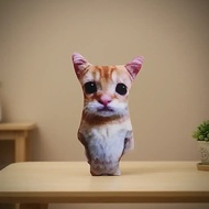 D1GV Cute Cat Plush Toy, Simulation Cat Plush Toy, Birthday Holiday Gift, Funny Plush Toy, Stuffed T