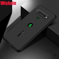 Case For Blackshark 4 Pro Black Matte Soft TPU Shockproof Cover For Black Shark 4 Phone Couqe Funda