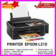 Printer Epson L210 free tinta 1 set baru