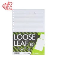 Bantex Loose Leaf Paper B5 80 gsm 50 Sheets - 26 Holes 8600 00