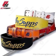 ProSupps Fitness Belt Weightlifting Leather Belt Fitness Training Waist Brace Belt Lumbar Protector 