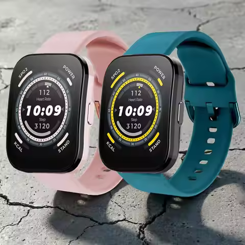 22mm Silicone Strap For Amazfit Bip 6 Bip 5 Band Quick Release Sports Breathable Wristband For Amazf