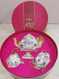 英國Royal Albert百年骨瓷茶壺三件套（1940舊版）