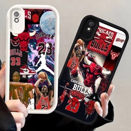 N46 Basketball Logo Silicone Black White Casing for Xiaomi Redmi 6A A1 Note 7 A2 9A 9T POCO M3 M4 Pr