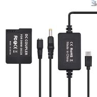 PD USB Type-C Cable to DMW-DCC8 Dummy Battery DC Coupler DMW-BLC12 Replacement for Panasonic LUMIX D