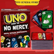 Mattel Games UNO No Mercy,Flip Card Game English Version for Kids,UNO Card Game Collection for Famil