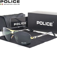 POLICE Fashion Trends Retro Sunglasses Men 2023 Fashion Classic Brand Glasses Polaroid Aviation Driving Pilot Clout Goggles 8480