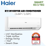 Haier R32 Inverter UV Light Air Conditioner - HSU-19VQC22 (2.0HP) / HSU-25VQC22 (2.5HP)