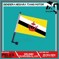 Brunei Darussalam Motorcycle Pole Flag