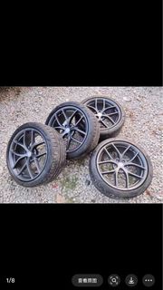 剛拆下特斯拉model 3P版19寸輪轂輪胎毛豆3原裝19寸|||輪轂拆車零重力輪轂 19寸正品件，剛到貨，9.5新，倍耐力PZ4輪胎235 40 19，成色非常不錯，輪轂沒有划痕，