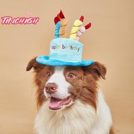 [TinchighM] Dog Hat Pet Dog Cat Hat Birthday Cake Cap Pet Birthday Party Costume Accessories Cartoon