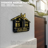 House Number Plate - House Number Plate | Minimalist House Number Accessories - Idea Creative