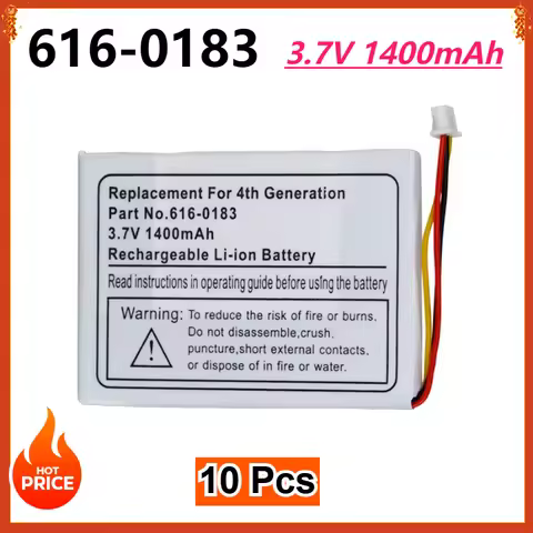 10Pcs/Lot Battery 616-0159 616-0183 616-0229 616-0232 UP425585A4H for Apple IPod Classic Series MP4 