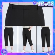 CY 4738 (XXL-9XL) WOMAN CASUAL SHORT PANTS BIG PLUS SIZE /  SELUAR PENDEK SIZE BESAR  /  WOMAN CROPP