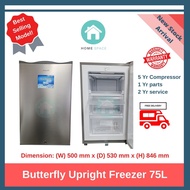 Butterfly Upright Freezer 75L, BUF-S75 - Free Delivery