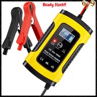 Market679 Car Motorcycle Car Battery Charger 12V6A Pulse Repair Full Automatic Lead Acid LCD Pengeca