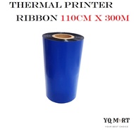 Barcode Printer Ribbon 110CMx300M Barcode Ribbon Thermal Transfer Ribbon