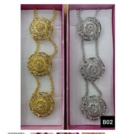 Dohoh kebaya classic brooch 3 brothers back pin DD3