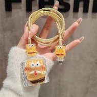 Cute SpongeBob Charger Case For IPhone 18W 20W Charger Protection Cover