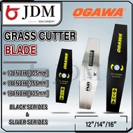 JDM Ogawa Mata Pisau Mesin Rumput (Brush Cutter Metal Blade) (Standard Shape | Black / Sliver )Tanik