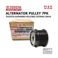 TOYOTA Alphard Vellfire ANH20 ANH25 Estima ACR50 ACR55 RAV4 Alternator Pulley 7PK Canada 27415-0W042