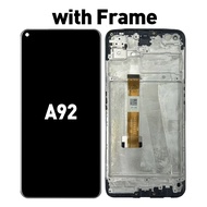 LCD with FRAME for OPPO A92 Compatible For ORIGINAL LCD Skrin Touch Screen Replacement