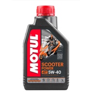 MOTUL SCOOTER POWER LE 4T ENGINE OIL SAE 5W-40 MA, FULLY SYNTHETIC, 1 LITRE