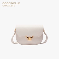 COCCINELLE กระเป๋าสะพายผู้หญิง รุ่น DEW CROSSBODY BAG 150301 สี BLANCO