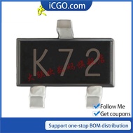 50PCS 2N7002W-7-F MOSFET 60V 115MA SOT323 2N7002 K72