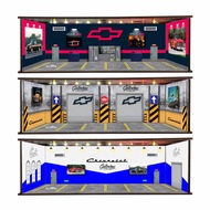 GILAN DIORAMA GARAGE GARAGE CHEVROLET 454 SS CAMARO WITH LED