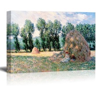 Claude Monet Haystacks Impressionist Modern Art Canvas Art Home Art 24x36 Inches