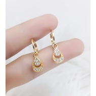 Titanium Clip-on Earrings Women's Earrings Gandul Drop Fashion Jewelry Anti-Fade