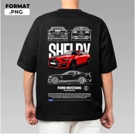 Ford Mustang Shelby GT500 Tshirt Microfiber Julus Shirt
