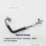 7-Speed Gearbox Feed Oil Cooler Coolant Pressure Hose Line Pipe For Audi A6 C7 A7 3.0 4.0 4G0317818S