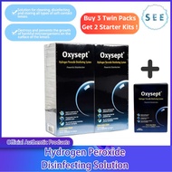 3x [Twin pack] OXYSEPT Contact Lens Multipurpose Solution + 2x Starter Kit  (C2)