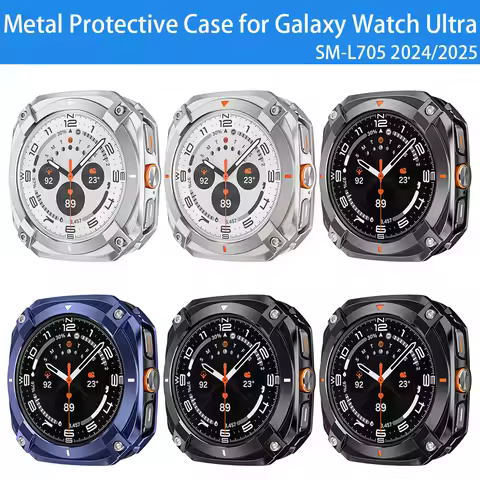 For Samsung Galaxy Watch Ultra Metal Protective Case 47mm SM-L705 Syberpunk Protector