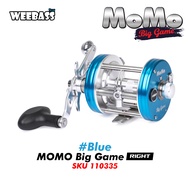 ของแท้ ราคาถูก ❗❗ รอกเบส รอกเบท Weebass MOMO Biggame 4+1BB สีสวย สปูลอลูมิเนียมอโนไดซ์ ระบบเบรค XTD