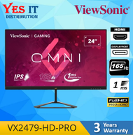 Viewsonic VX2479A-HD-PRO 24" IPS FHD 165Hz 1ms Gaming Monitor (HDMI + DP)