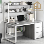 3376 Wood 儲物櫃電腦枱 Office Desk w/ Drawers 辦公桌 Desk 儲物可收納櫃枱 遊戲桌 電腦桌 工作檯 Computer Desk 寫字桌 學習桌 Workbench