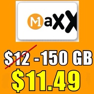 M1 Maxx $12 (150GB) 30 Days Plan Top Up / Recharge / Renewal