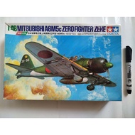 Tamiya Model Kit 1/48 Mitsubishi A6M5c Zero Fighter (Zeke) (Vintage) (Official)