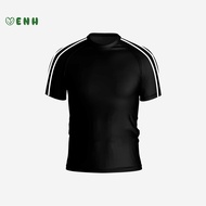 02 ENH Baju Fitness Lelaki Garis Dua – Stail & Selesa