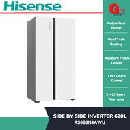 HISENSE 海信-双门冰箱 SBS INVERTER REFRIGERATOR 620L RS688N4AWU/RS688N4ABU -HISENSE WARRANTY MALAYSIA
