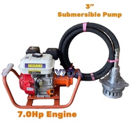 HISAKI/Depro 7.0HP engine with HISAKI local 3" submersible pump